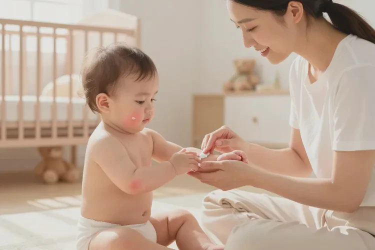 宝宝手臂上偶尔起湿疹能不能治愈(图1)