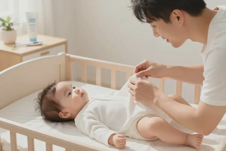 婴儿小腿上偶尔起湿疹能不能治愈(图1)