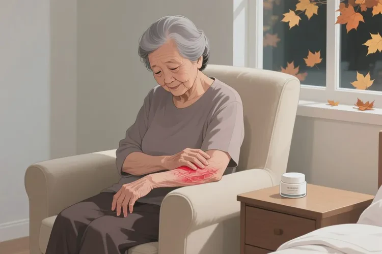 高龄老人手臂容易长湿疹能治愈吗(图1)