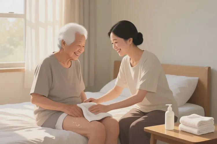 高龄老人屁股上偶尔起湿疹能治愈吗(图1)