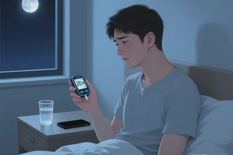 28岁晚上血糖20.4是怎么回事(图1)