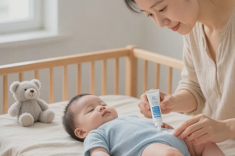 婴幼儿大腿上起湿疹能不能治愈(图1)