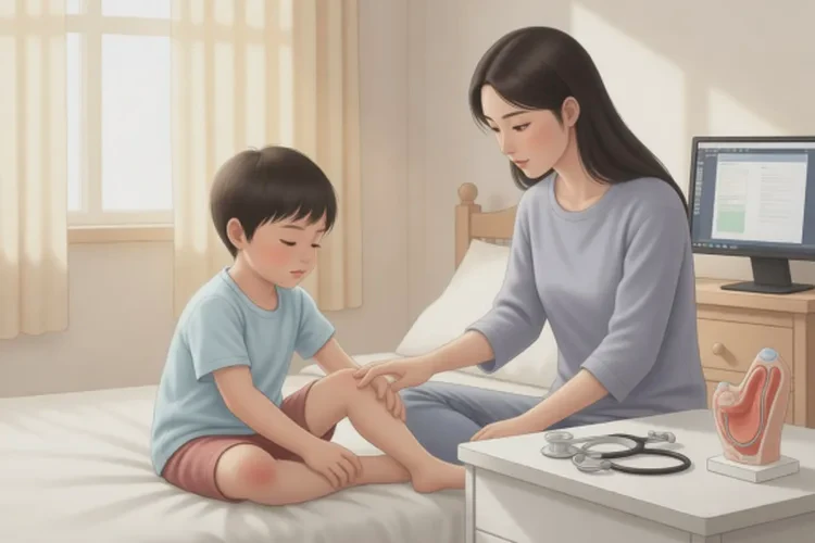 小孩小腿上长湿疹能不能治愈(图2)