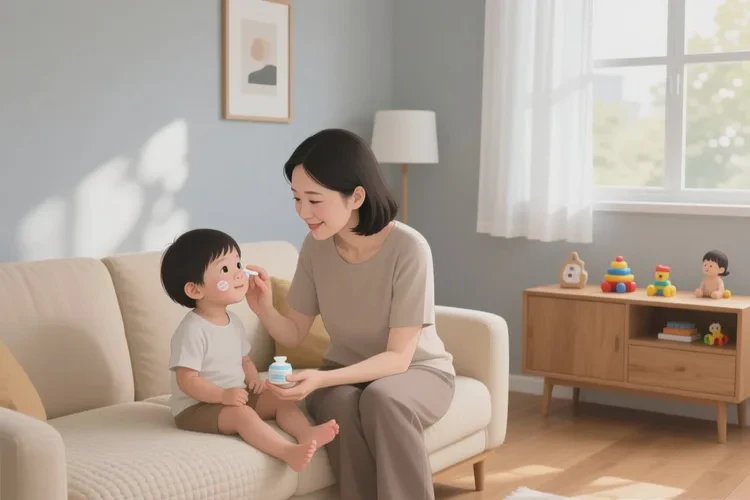 小孩脸上容易起湿疹能不能治愈(图1)