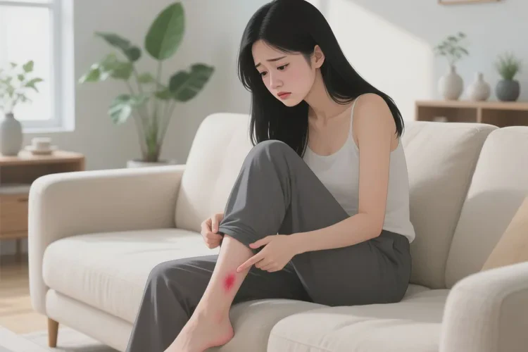 女人小腿上经常长湿疹能治愈吗(图1)