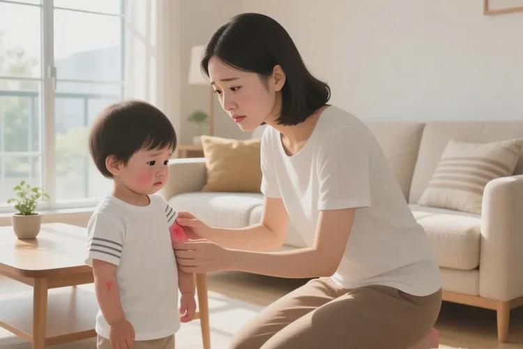 小儿四肢有湿疹能治愈吗(图1)