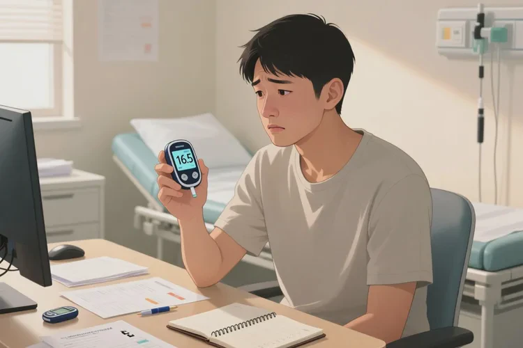 29岁早餐血糖16.5是怎么回事(图1)