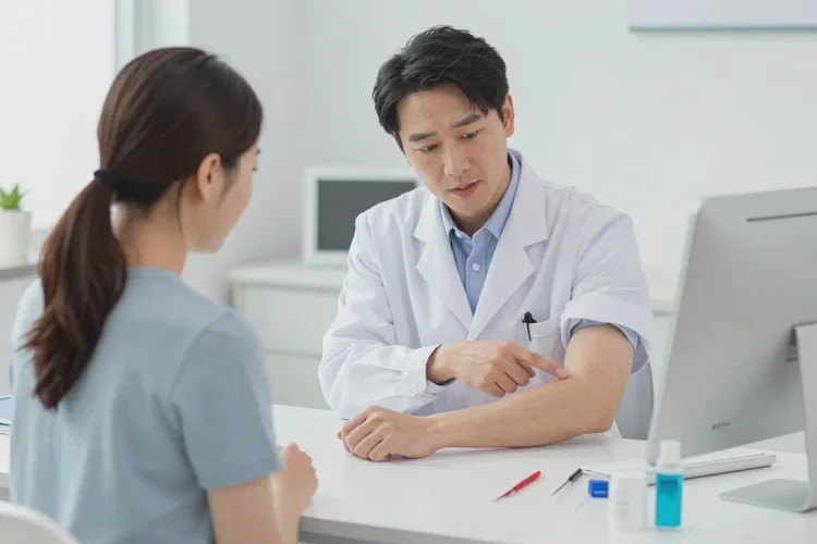 小孩手臂上经常起湿疹能不能治愈(图4)