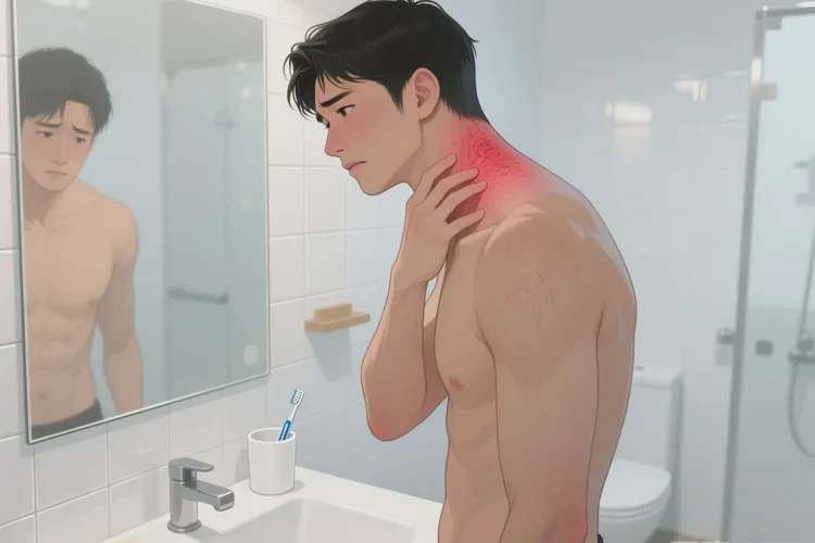 男人脖子容易起湿疹能治愈吗(图1)