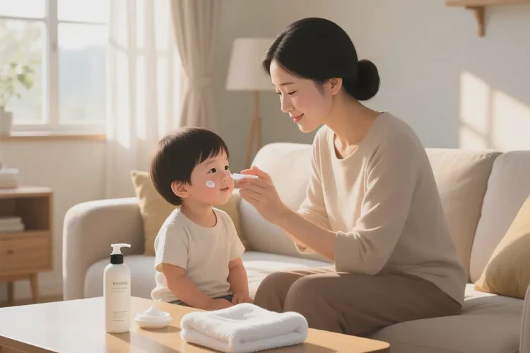 小孩肚子上经常长湿疹能不能治愈(图1)