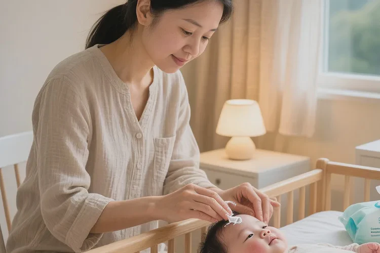 宝宝脸上容易起湿疹能不能治愈(图1)