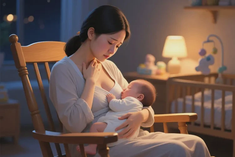 哺乳期妈妈脖子上出湿疹能治愈吗(图1)