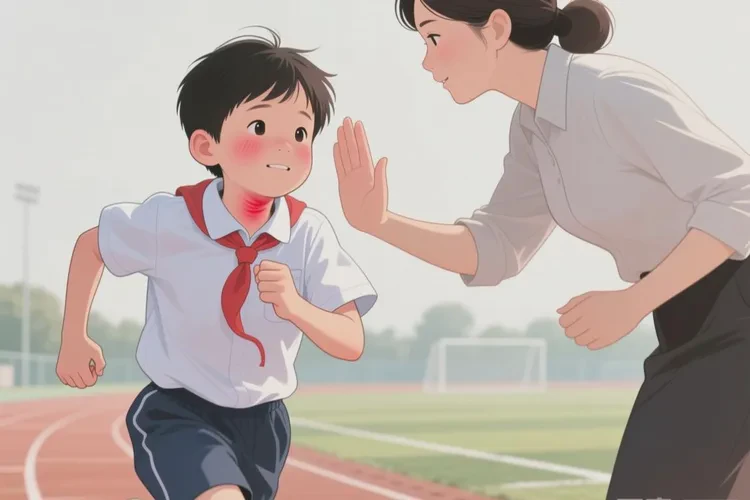 小学生脖子上容易起湿疹能治愈吗(图2)