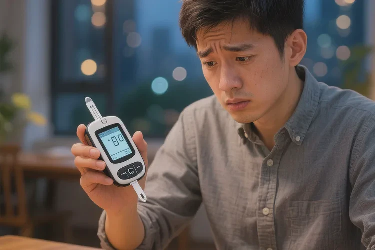 29岁晚餐血糖19.4是怎么回事(图1)