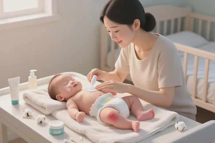 宝宝大腿出现湿疹能不能治愈(图1)