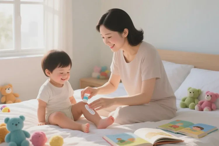 小孩小腿上出现湿疹能不能治愈(图1)