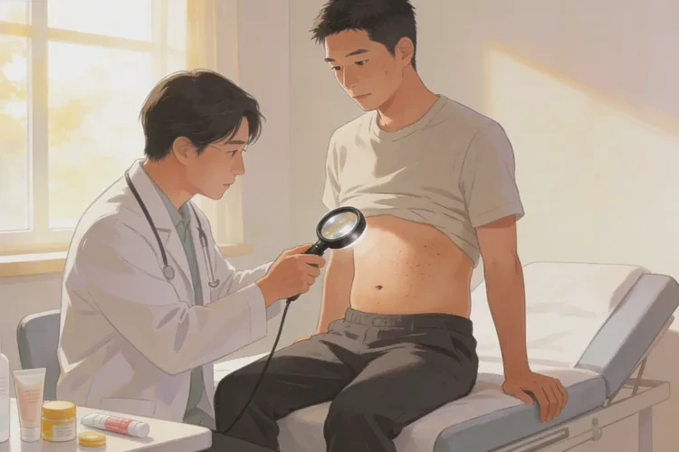 男生肚子上有湿疹能治愈吗(图2)