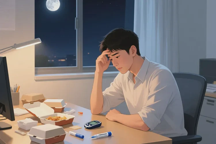 29岁晚餐血糖28.6是怎么回事(图1)