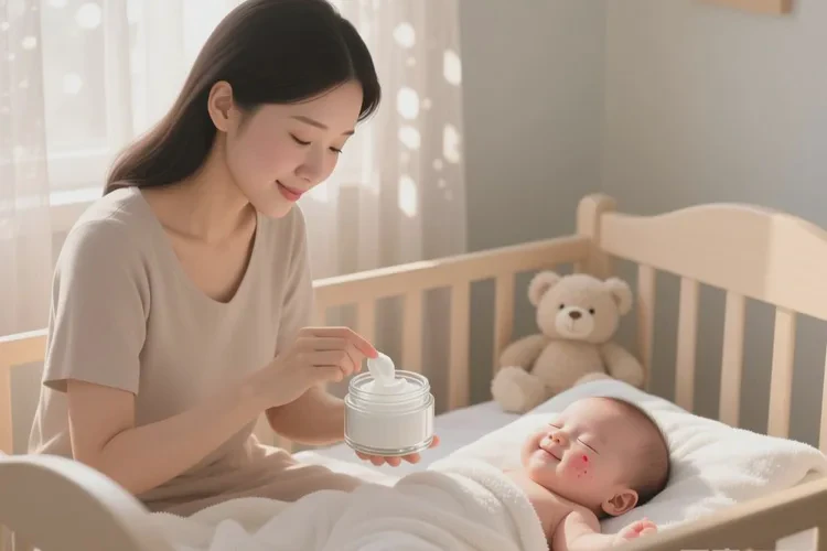 婴儿面部出湿疹能不能治愈(图1)