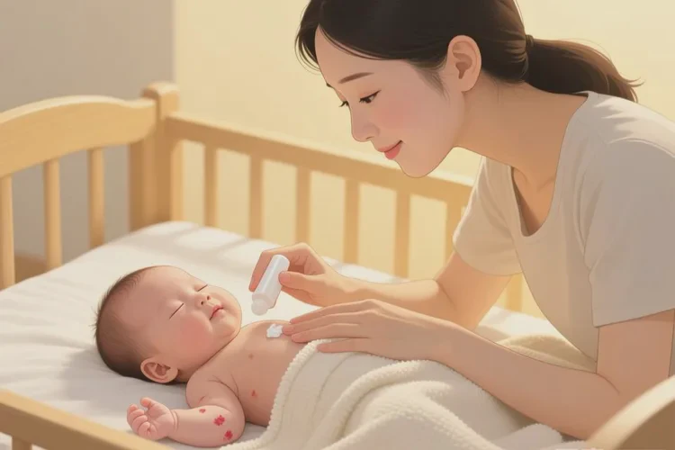 婴儿手臂长湿疹能不能治愈(图1)