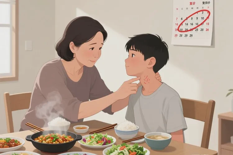 青少年脖子有湿疹能治愈吗(图4)