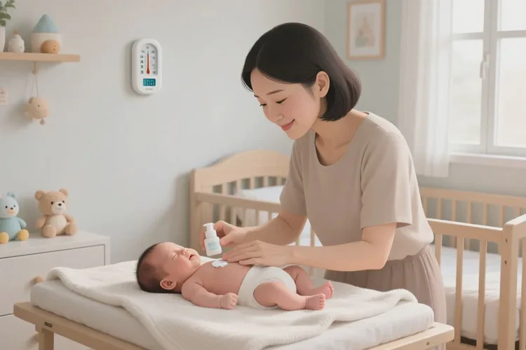 新生儿脸上出现湿疹可以治愈吗(图1)