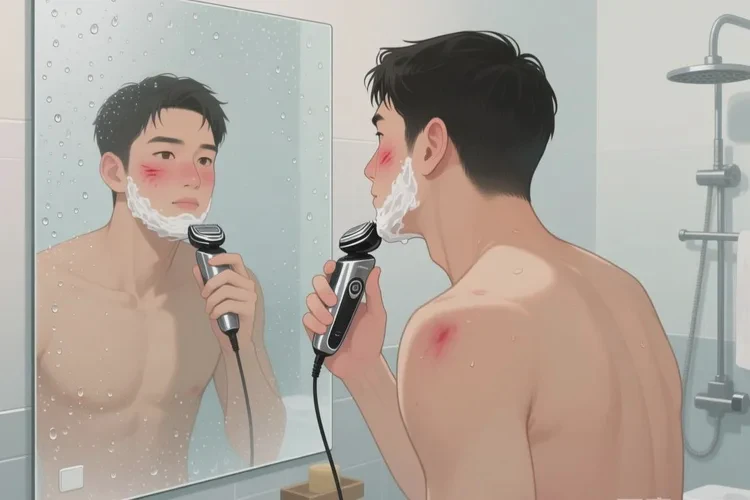 男人面部起湿疹能治愈吗(图1)