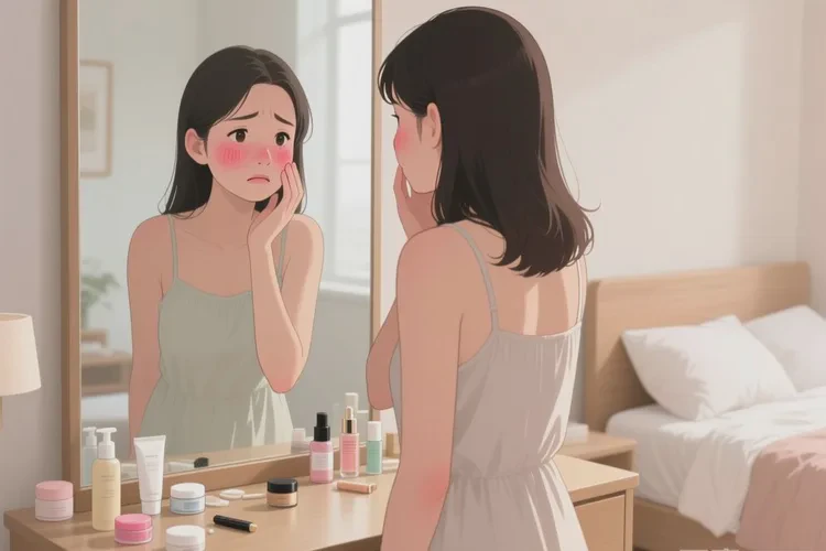 女性脸上起湿疹能治愈吗(图1)