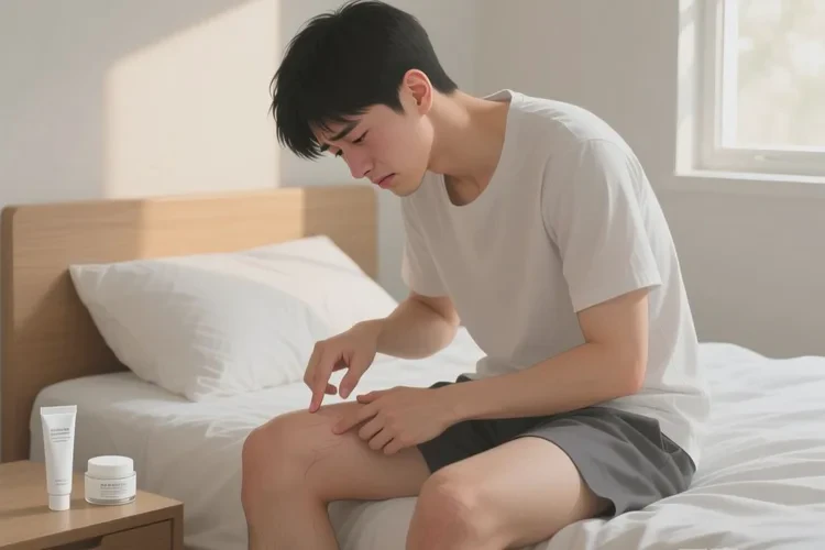 青年人大腿起湿疹能治愈吗(图1)