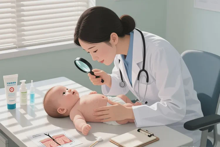 婴幼儿肚子上经常起湿疹能不能治愈(图2)