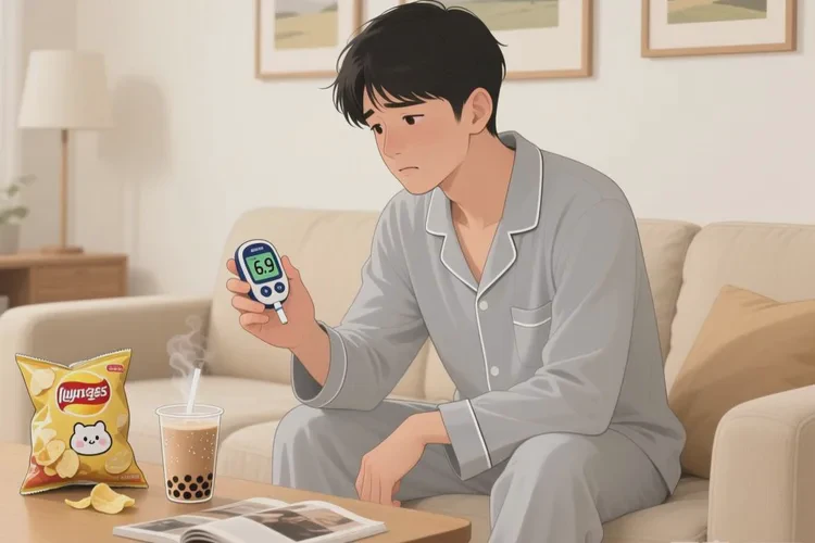 28岁晚上血糖6.9是怎么回事(图1)