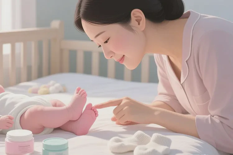 新生儿脚上有湿疹能治愈吗(图1)