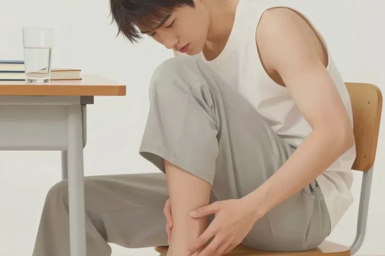 青年人大腿上容易起湿疹能治愈吗(图1)