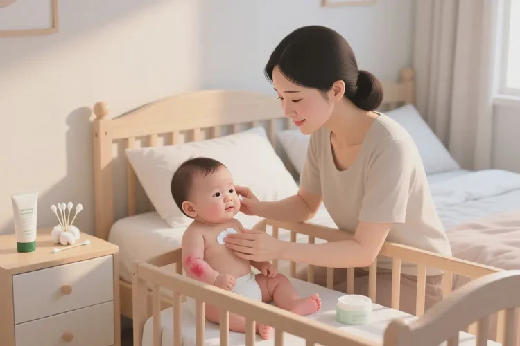 幼儿手臂上偶尔起湿疹能治愈吗(图1)