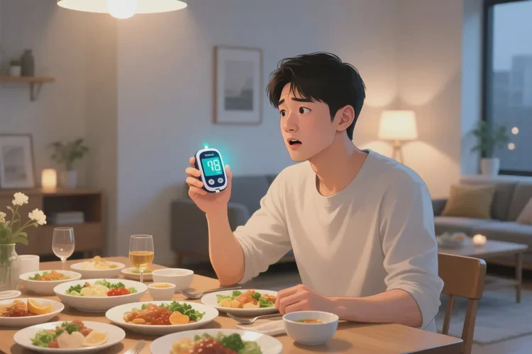 29岁晚餐血糖12.1是怎么回事(图1)