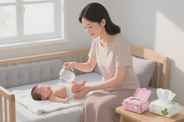 新生儿肛周偶尔长湿疹能治愈吗(图1)