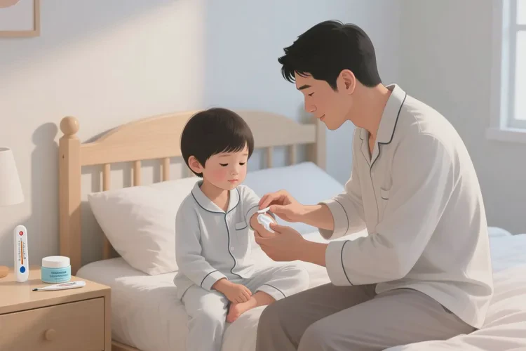 小儿手臂上偶尔长湿疹能治愈吗(图2)