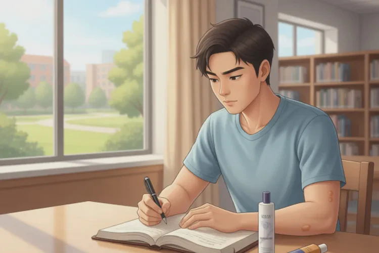 男生脸上经常起湿疹能治愈吗(图2)