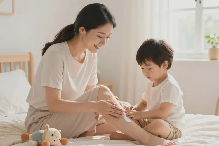 小孩小腿上偶尔长湿疹能不能治愈(图1)