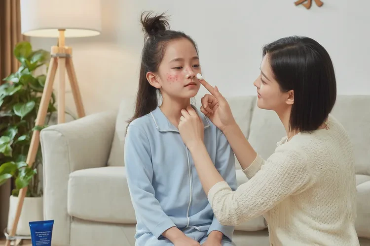 小学生脸上出现湿疹能治愈吗(图2)