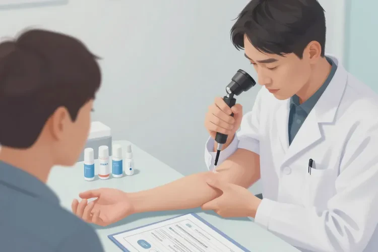 男性四肢偶尔长湿疹能治愈吗(图3)