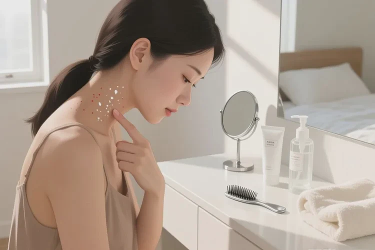 女生脖子经常长湿疹能治愈吗(图1)