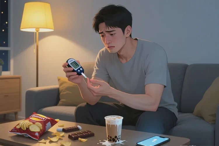 28岁晚上血糖15点2是怎么回事(图1)