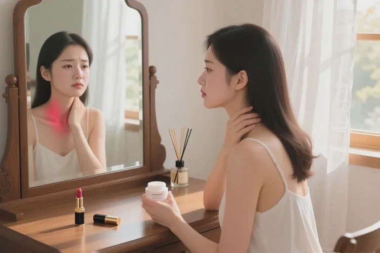 女人脖子长湿疹能治愈吗(图1)