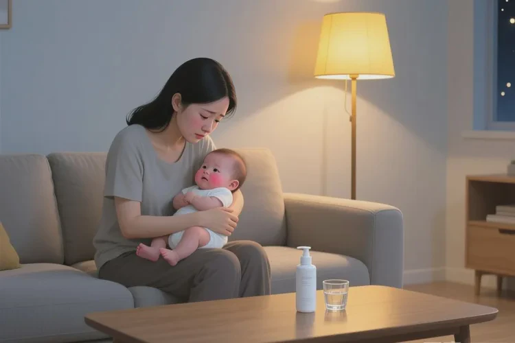 婴幼儿脸上起湿疹能不能治愈(图1)