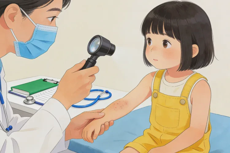 小学生手臂上长湿疹能治愈吗(图2)