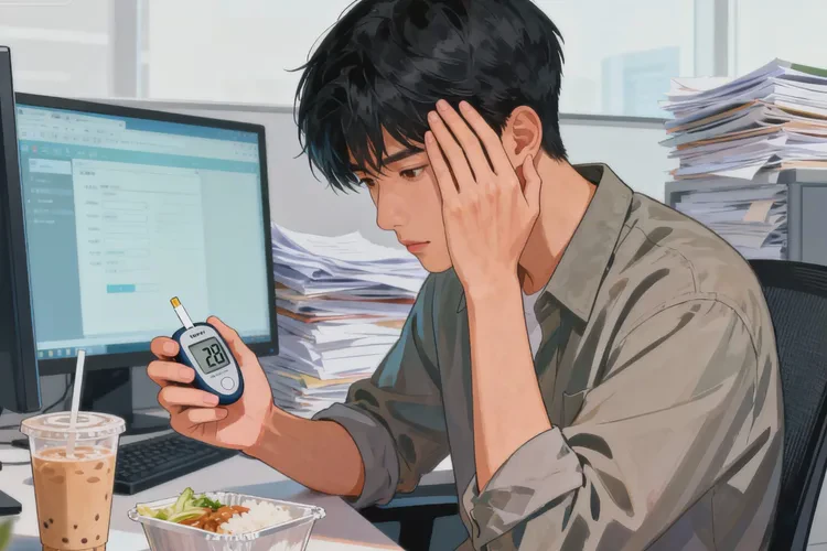 28岁中午血糖15点5是怎么回事(图1)