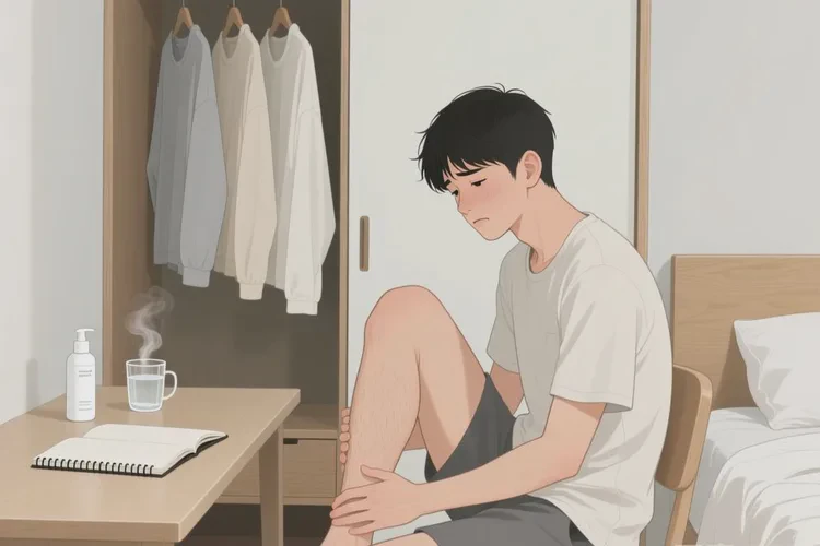 青年人小腿起湿疹能治愈吗(图1)