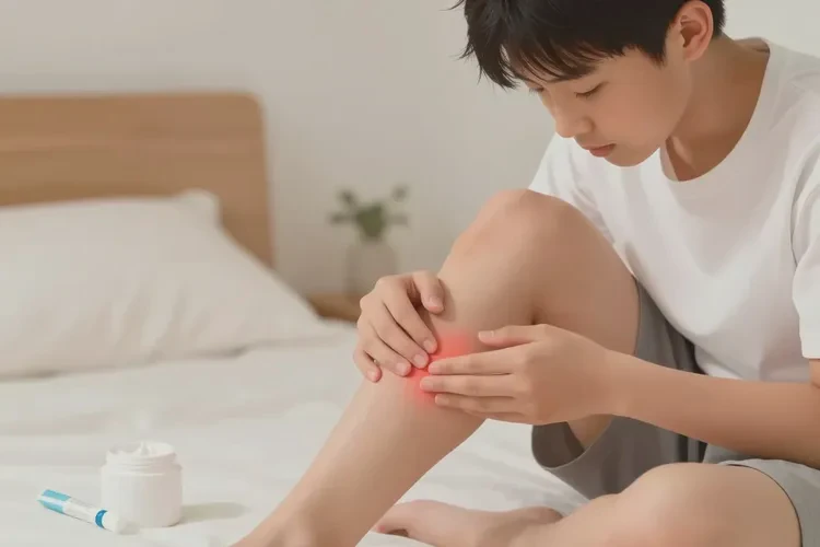 青少年小腿上起湿疹能治愈吗(图1)