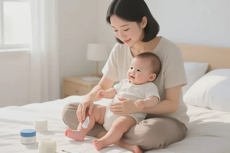 婴幼儿小腿上出现湿疹能不能治愈(图1)